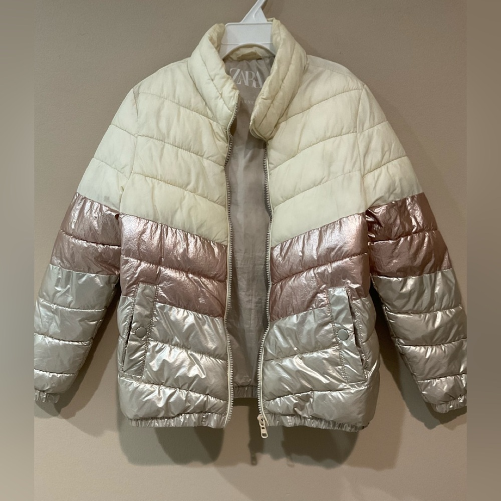 ☀️☀️☀️ZARA Girl’s Lightweight Nylon Puffer, Size 9